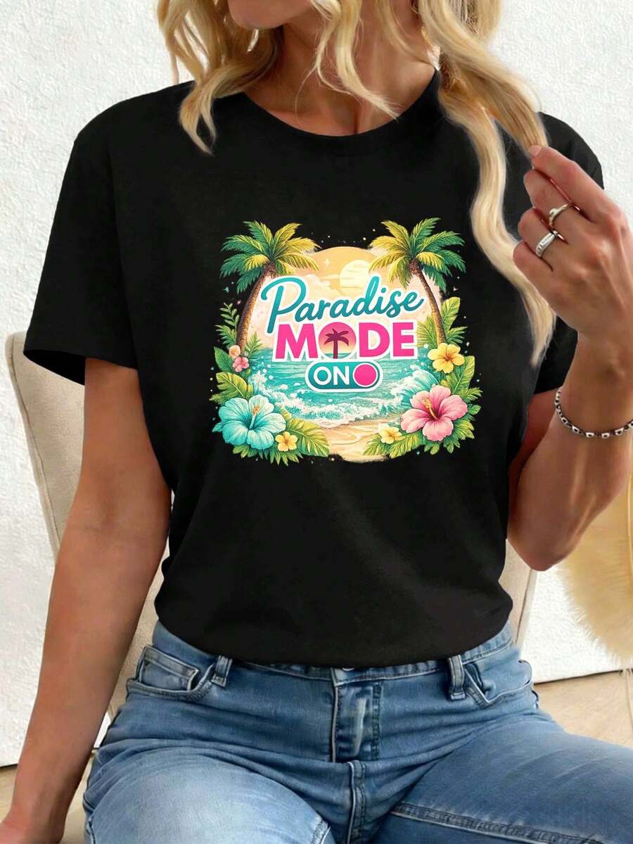 Women T-Shirts - Black - View 1