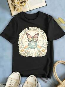 Women T-Shirts - Black - View 2