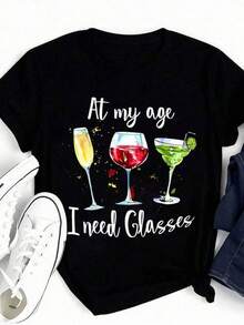 Women T-Shirts - Black - View 7