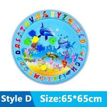 Alfombra de juego de agua sensorial para gatos con peces, cama de agua inflable gruesa, juguete sensorial para perros y mascotas, diversión interactiva - Modelo C con bomba - Ver 10