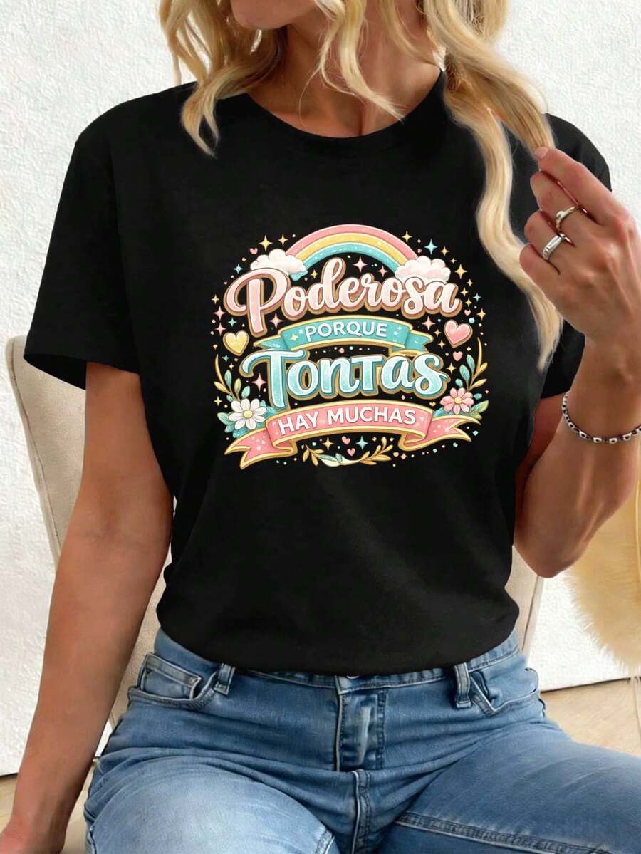 Women T-Shirts - Black - View 1