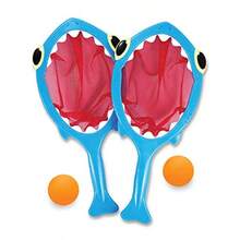 and Doug Sunny Patch Spark Shark Toss and Catch Net Pool Game With 2 Balls - como en la imagen - Ver 8