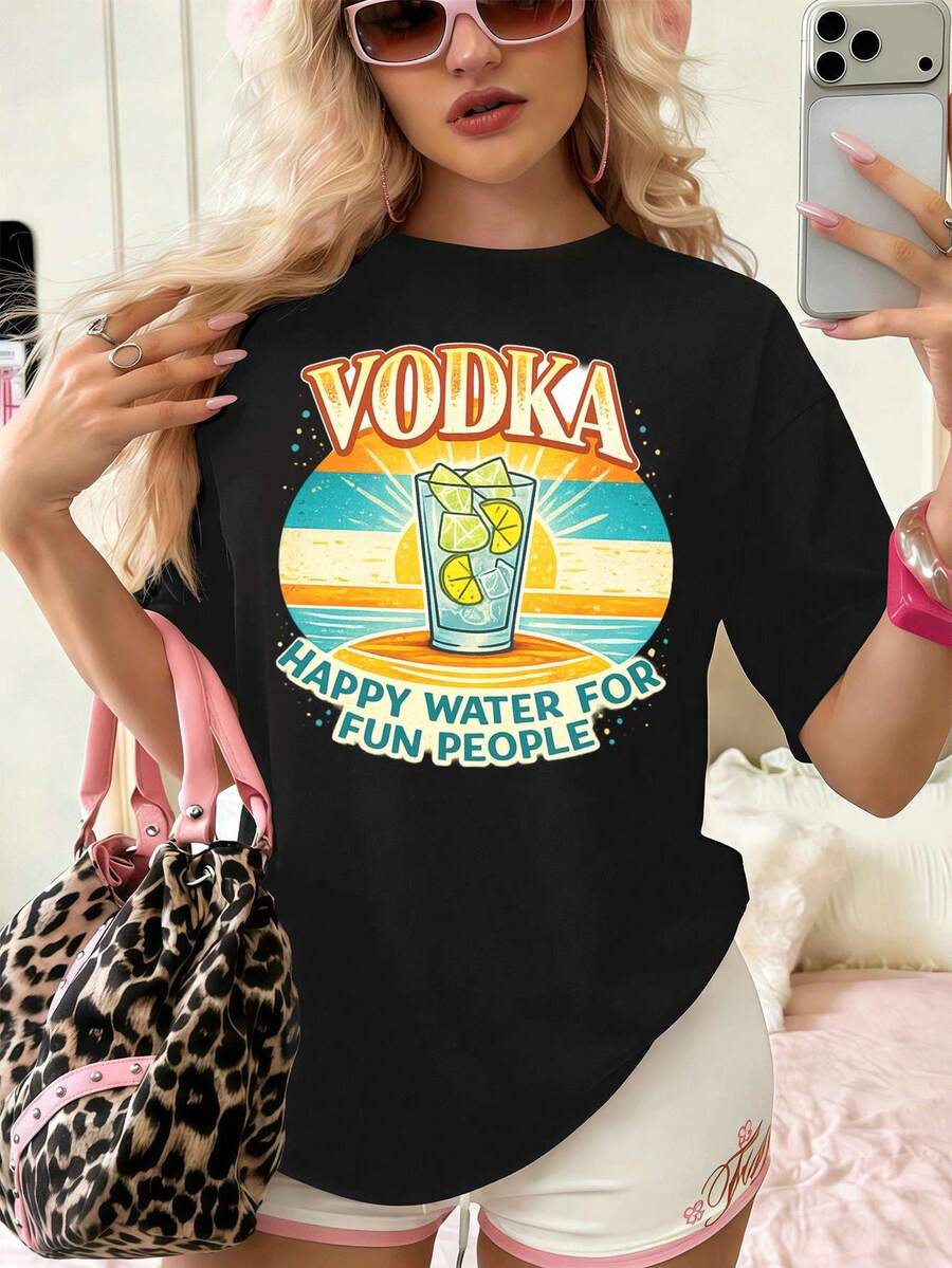Women T-Shirts - Black - View 1