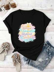 Women T-Shirts - Black - View 2