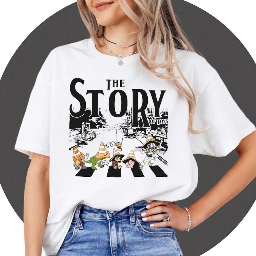 Disney Toy Story Shirt, Shirt, Disney Woody Jessie Buzz Lightyear, Disneyland Family Vacation Shirt, Walt Disney World Trip Shirt--Disneys Disneyland Paris The Magic Kingdom Disneyesque The House Of Mouse Mickey Mouse Empire Modest Summer Outfits Take That T Shirt Summer Coord Tops For Women Summer Summer Clothes Women Summer Clothes Summer Tops Summer Tops Women Summer Co Ord Summer Top Summer Outfits White Top Black Top Holiday Outfits For Women Tops For Women Summer Holiday Gifts Valentine's Day Gifts Earth Day Gifts Oktoberfest Gifts Summer Bank Holiday Gifts - White - View 1