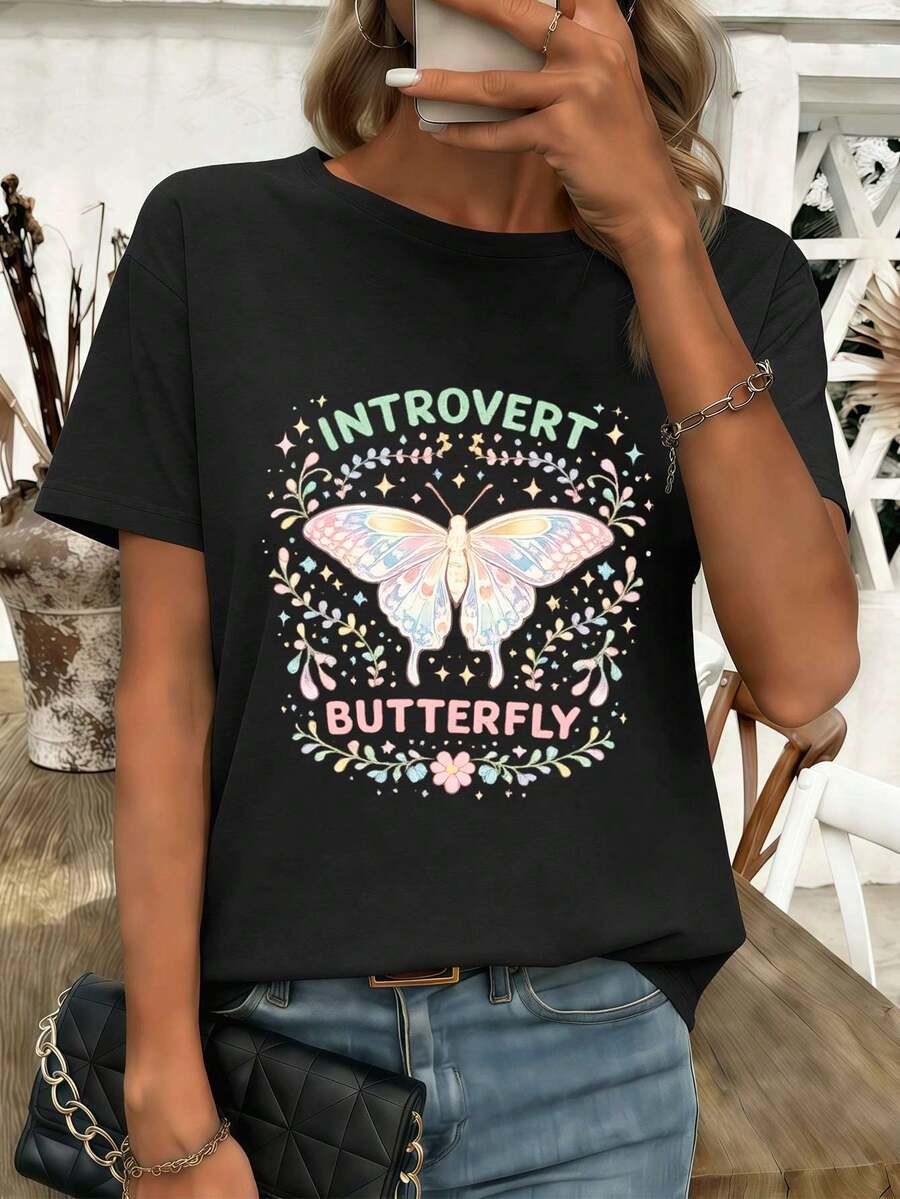Women T-Shirts - Black - View 1