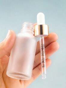 1pc 5ml-100ml Refillable Empty Glass Dropper Bottle, Essential Oil Liquid Dropper Bottle, Travel Perfume Container - Gold - View 1
