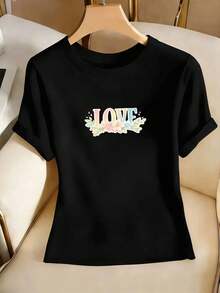 Women T-Shirts - Black - View 2