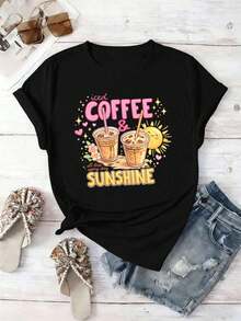 Women T-Shirts - Black - View 2