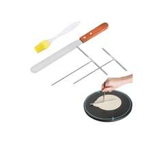 Crepe Spreader Spatula Kit DIY Kitchen Tool Silver - Silver - View 11