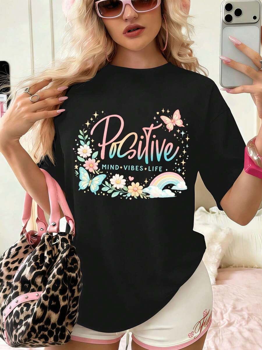 Women T-Shirts - Black - View 1