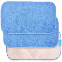 3 Pack Microfiber Mop Refills Compatible With MR. SIGA Professional Mop, 17.3x 9.4 Inch Reusable Flat Mop Pads Hardwood Floor Cleaning And Waxing, Dual-Sided Wet/Dry Mop Cloth - Bộ 3 cái - Xem 2
