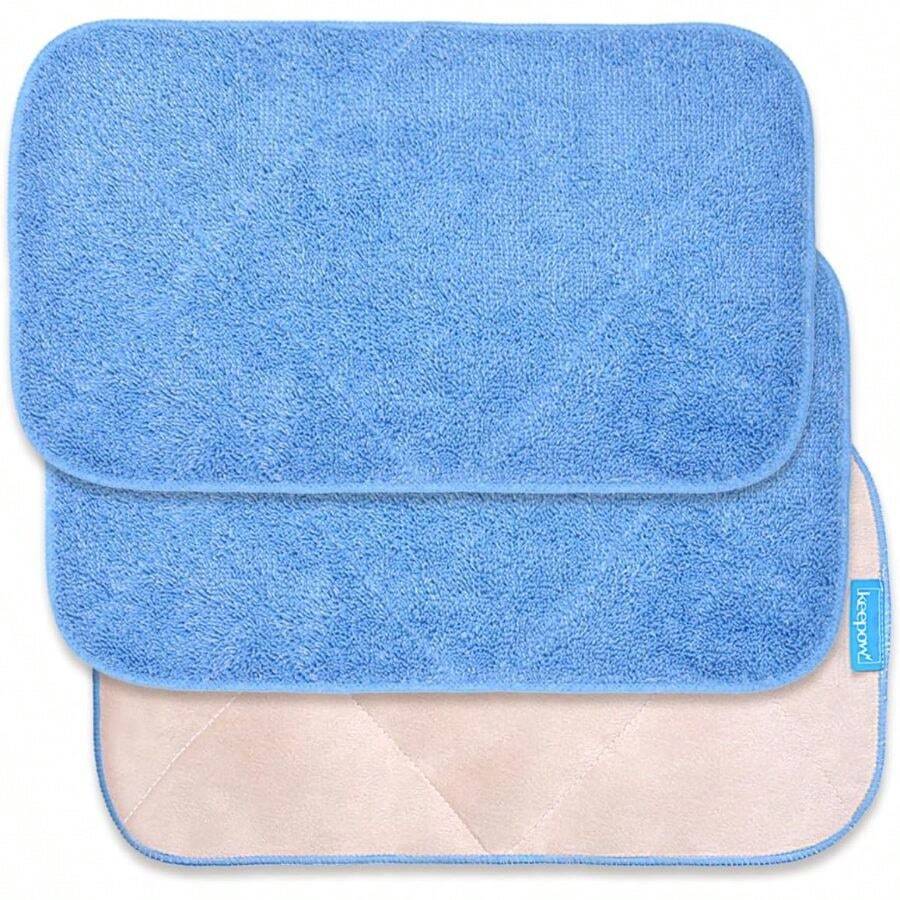 3 paquetes de repuestos de microfibra compatibles con la fregona profesional MR. SIGA, almohadillas de fregona planas reutilizables de 17.3x 9.4 pulgadas para la limpieza y encerado de pisos de madera dura, paño de fregona húmedo/seco de doble cara - Paquete de 3 - Ver 1