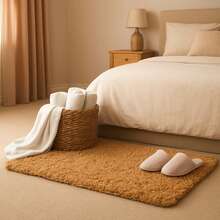 The Perfect Finishing Touch: Modern Rugs For Stylish Bedrooms BEAUTTY HOME - Camel - View 3
