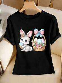 Women T-Shirts - Black - View 2