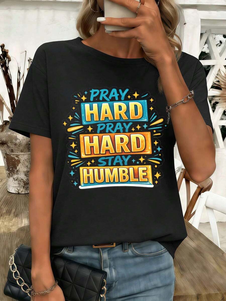 Women T-Shirts - Black - View 1
