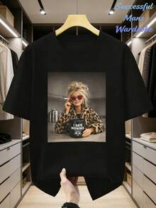 Women T-Shirts - Black - View 1