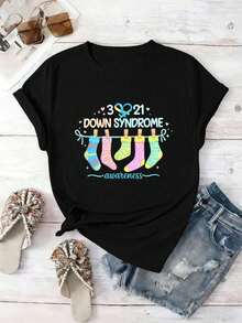 Women T-Shirts - Black - View 2
