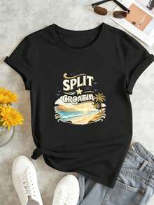 Women T-Shirts - Black - View 2