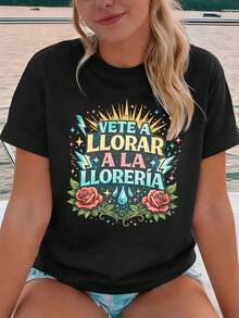 Women T-Shirts - Black - View 1