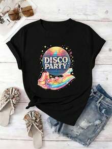 Women T-Shirts - Black - View 2