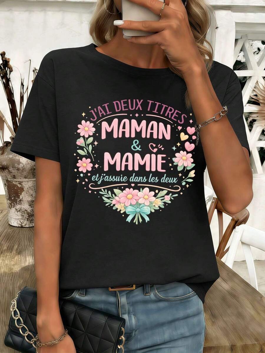 Women T-Shirts - Black - View 1