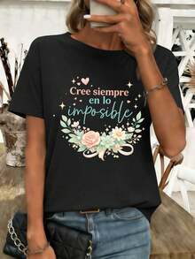 Women T-Shirts - Black - View 1