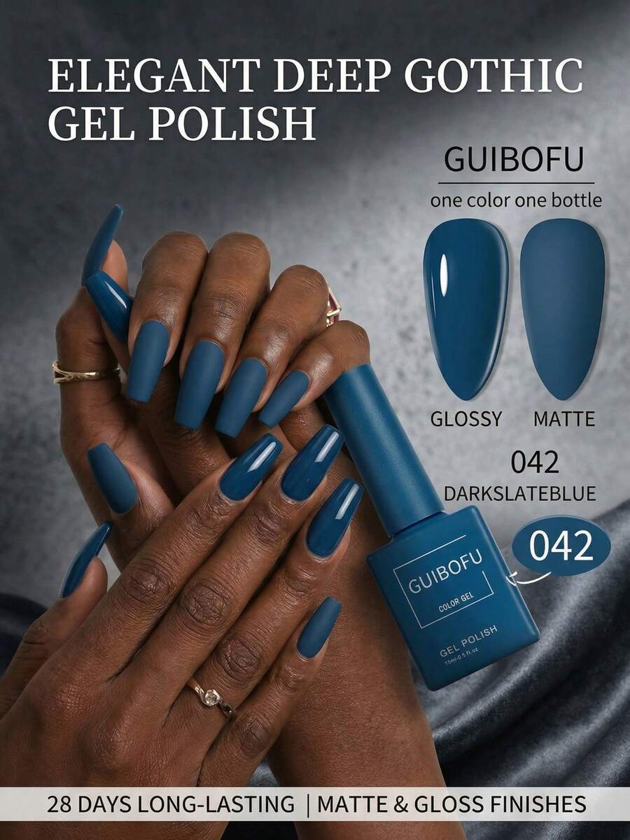 Brand GUIBOFU 1pc No.042 Gel Nail Polish