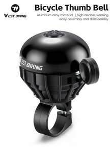 Chuông xe đạp hợp kim nhôm WEST BIKING, phụ kiện cá nhân hóa cho xe đạp đường trường và xe đạp leo núi, phù hợp với ghi đông có đường kính 2-2,2cm, dễ dàng lắp đặt. - Nhiều màu - Xem 2