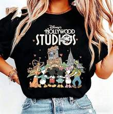 Loose Oversize  Vintage Mickey And Friends  Studios T-Shirt, Disney Family Shirts, Disney Trip Shirt, Disneyworld Shirts, Family Matching Vacation --Disneys Disneyland Paris The Magic Kingdom Disneyesque The House Of Mouse Mickey Mouse Empire Modest Summer Outfits Take That T Shirt Summer Coord Tops For Women Summer Summer Clothes Women Summer Clothes Summer Tops Summer Tops Women Summer Co Ord Summer Top Summer Outfits White Top Black Top Holiday Outfits For Women  Tops For Women Summer Holiday Gifts Valentine's Day Gifts Earth Day Gifts Oktoberfest Gifts Summer Bank Holiday Gifts - 黑色 - 查看 1