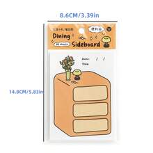 Minimalist Cute Reusable Sticky Notes, Infeel.Me No Residue Self-Adhesive Memo Pad, Student Handwritten Diary Notebook, Stationery - one-size - View 8