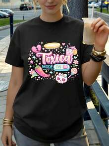Women T-Shirts - Black - View 1