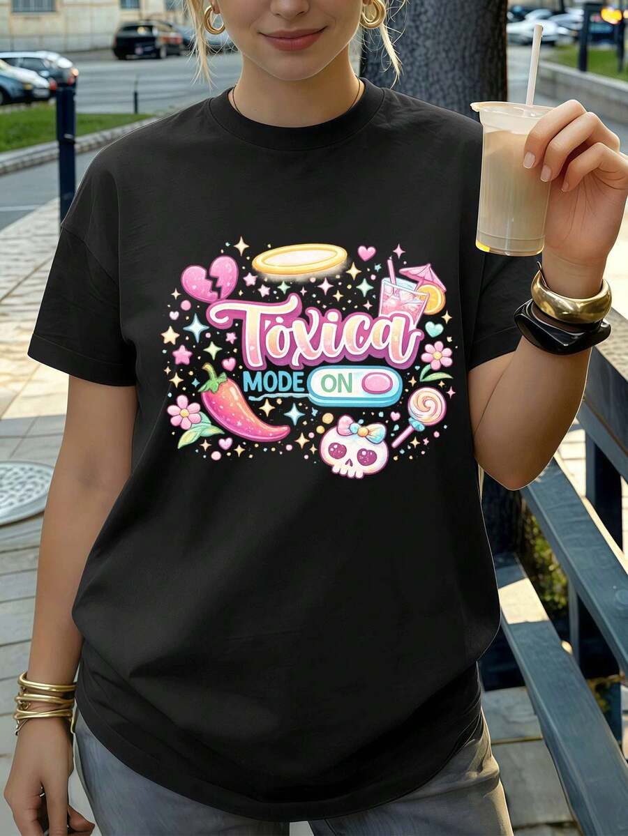 Women T-Shirts - Black - View 1