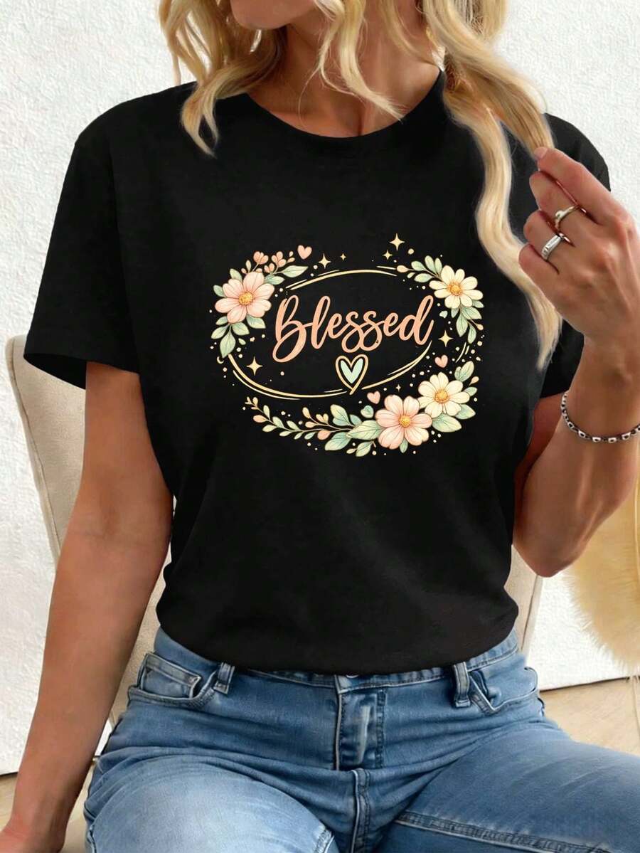 Women T-Shirts - Black - View 1