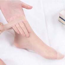 15 Pairs Black, Nude & Solid Color Casual Versatile Ankle Socks - Multicolor - View 5