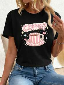 Women T-Shirts - Black - View 1