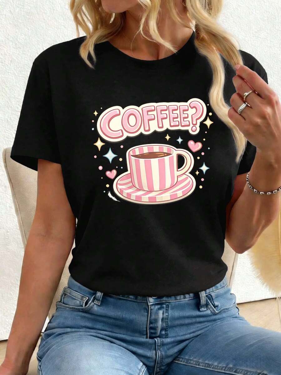Women T-Shirts - Black - View 1