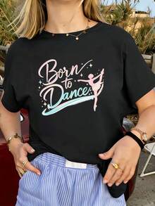 Women T-Shirts - Black - View 1
