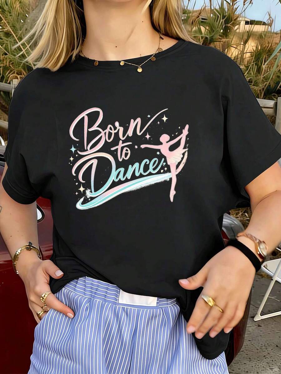 Women T-Shirts - Black - View 1
