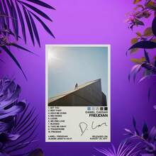 1幅无框帆布画 - Daniel Caesar《弗洛伊德》专辑封面艺术，当代音乐主题墙面装饰，适用于卧室、客厅、工作室、宿舍、办公室 - 1PC - 查看 4