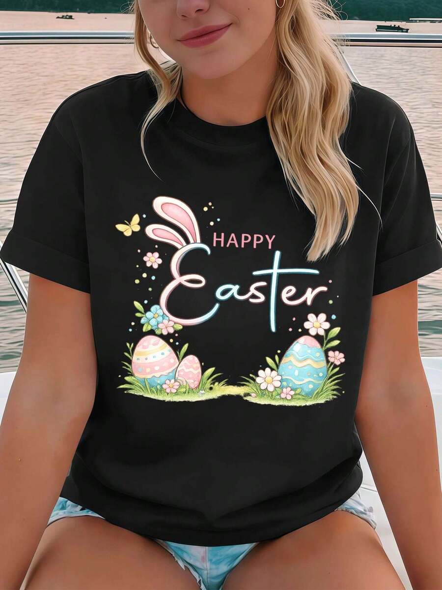 Women T-Shirts - Black - View 1