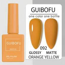 GUIBOFU品牌 1瓶 092号凝胶指甲油 - 橘色 - 查看 10
