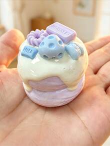 1pc Mini Tray Soufflé Stress Relief Toy, Squeeze Toy, Sensory Toy, Office Stress Relief Toy, Anxiety Relief, ADHD, Slow Rebound Squeeze, Suitable For Birthday Gift, Gift, Prize, Perfect Gift - Multicolor - View 12