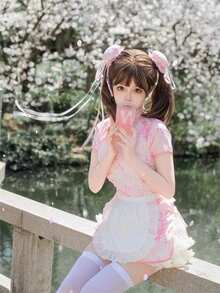 Cosplay Clothing - 粉色 - 查看 14