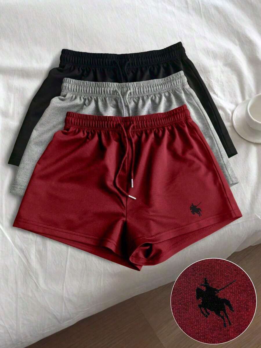 Shorts bordados para mujer, shorts casuales de playa para primavera/verano - Multicolor 3 - Ver 1