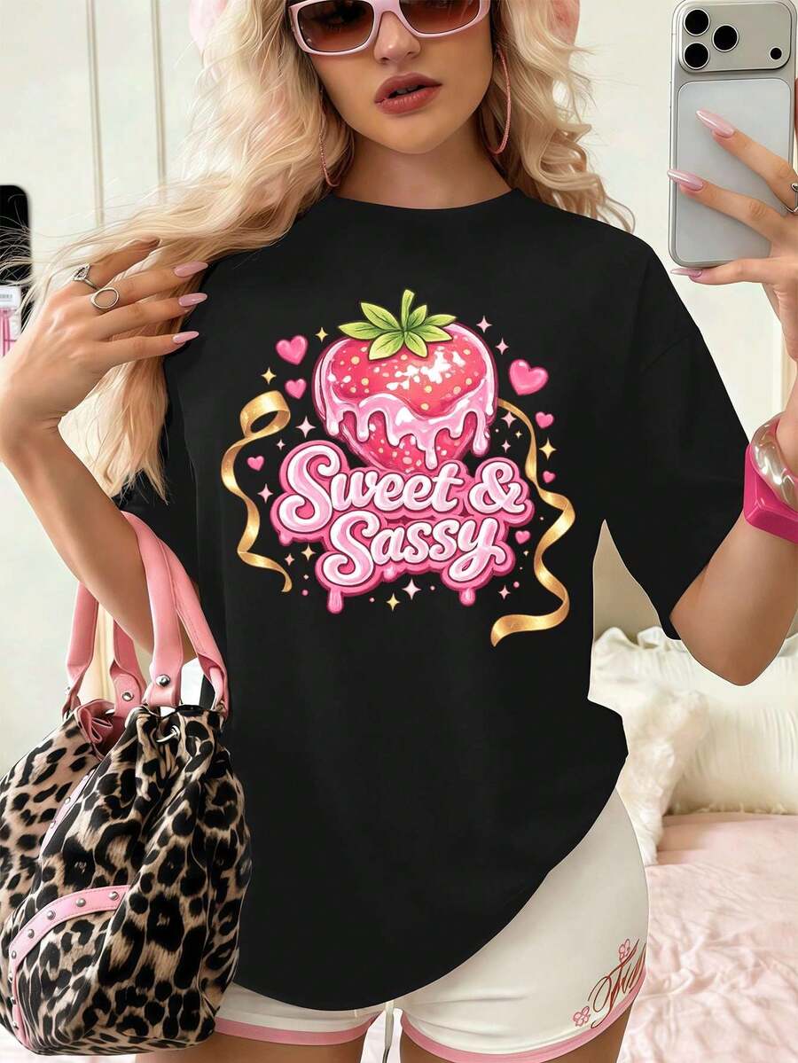 Women T-Shirts - Black - View 1