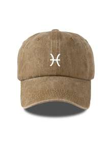 1pc Unisex Printed Distressed Washed Baseball Cap, Vintage Style, Breathable Sports Sun Hat, Suitable For Daily Outings, Fishing, Outdoor Travel,Beach,Festival - Multicolor - View 19