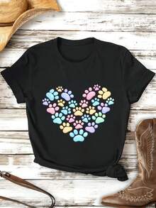 Women T-Shirts - Black - View 2