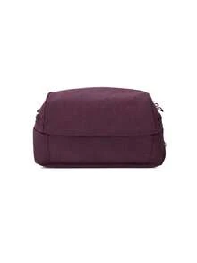 1 pieza Mochila casual de moda de cierre con cremallera de nailon de unicolor, adecuada para el uso diario, el trabajo, la escuela y las salidas de las mujeres, disponible en varios colores - Multicolor - Ver 7
