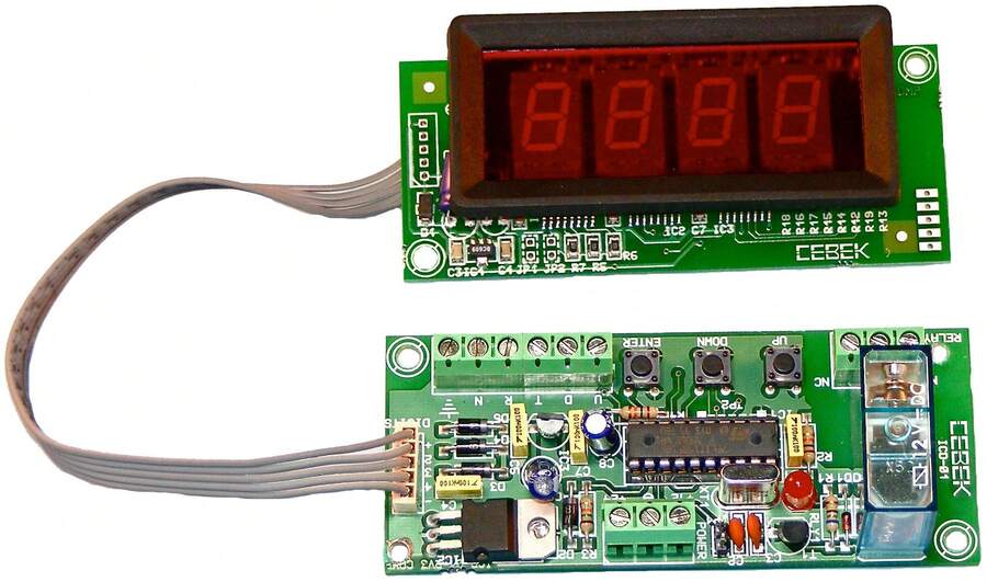 Digital Timer Up To 99 Sec. 99 Min. 12v I203 I203 - Green - View 1